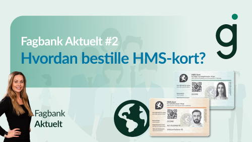 Hvordan bestille HMS-kort.
